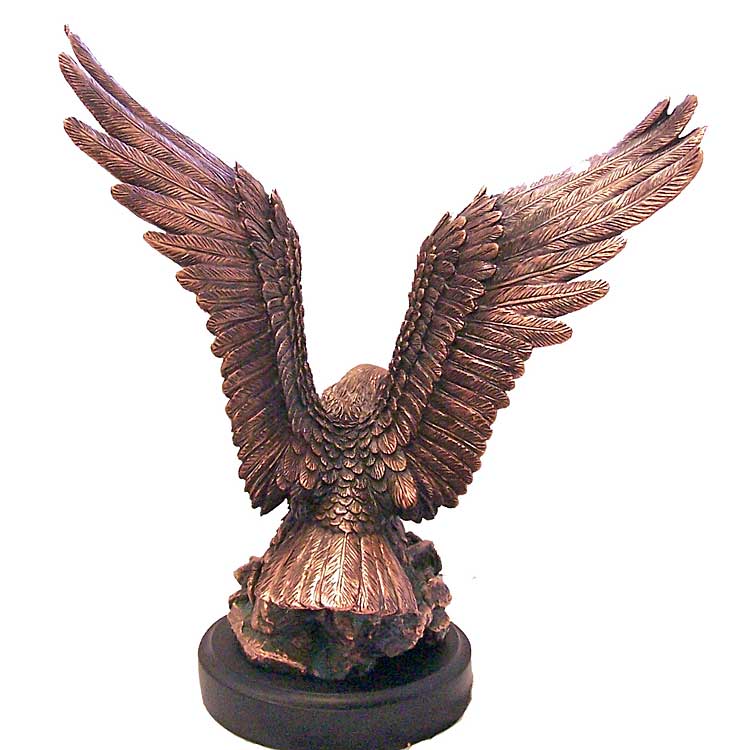 20" Bronze Bald Eagle & 2 Eaglets Statue