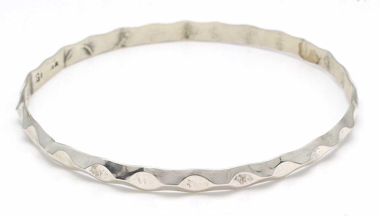 Sterling Silver Bangle Bracelet by Tsosie