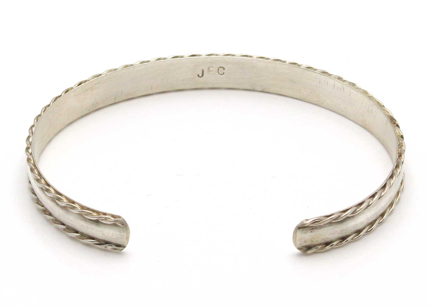 Zuni Multi Stone Silver Inlay Bracelet by Chavez