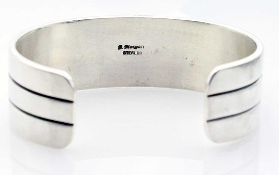 Stamped Silver Bracelet by B. Morgan