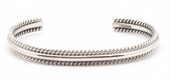 Navajo Twist Wire Sterling Silver Bracelet