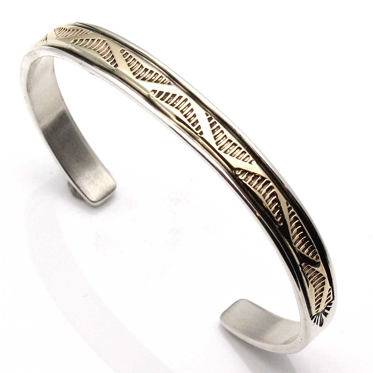 Sterling Silver and 14KT Gold Bracelet by Morgan
