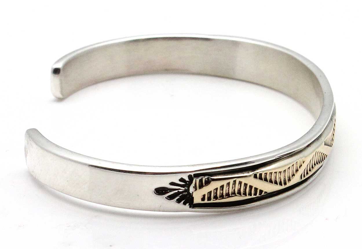 Sterling Silver and 14KT Gold Bracelet by Morgan