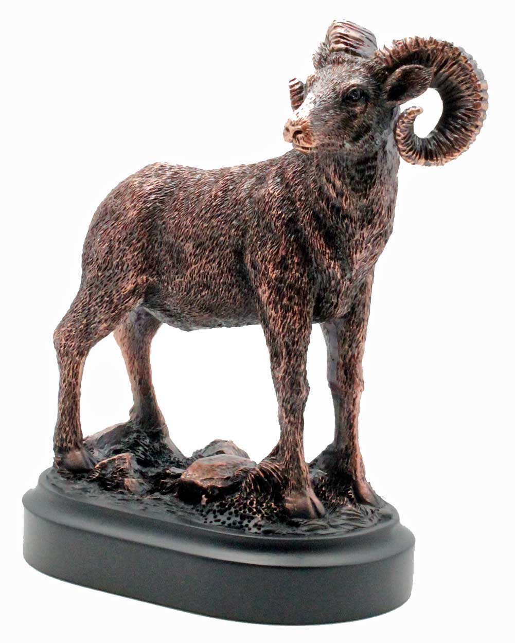 6" Bronze Ram Sculpture
