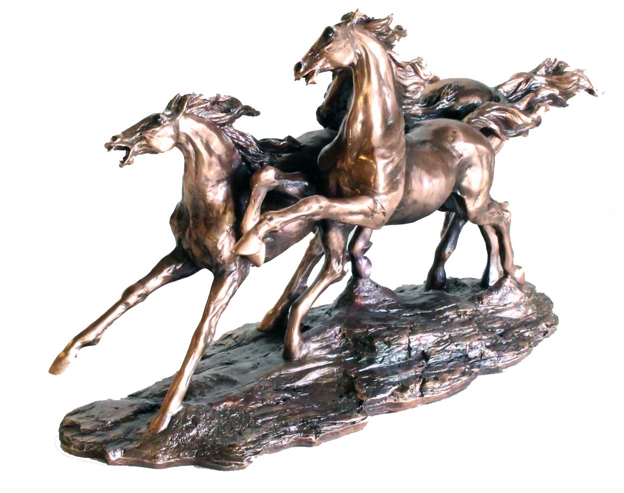 Three Horses Bronze