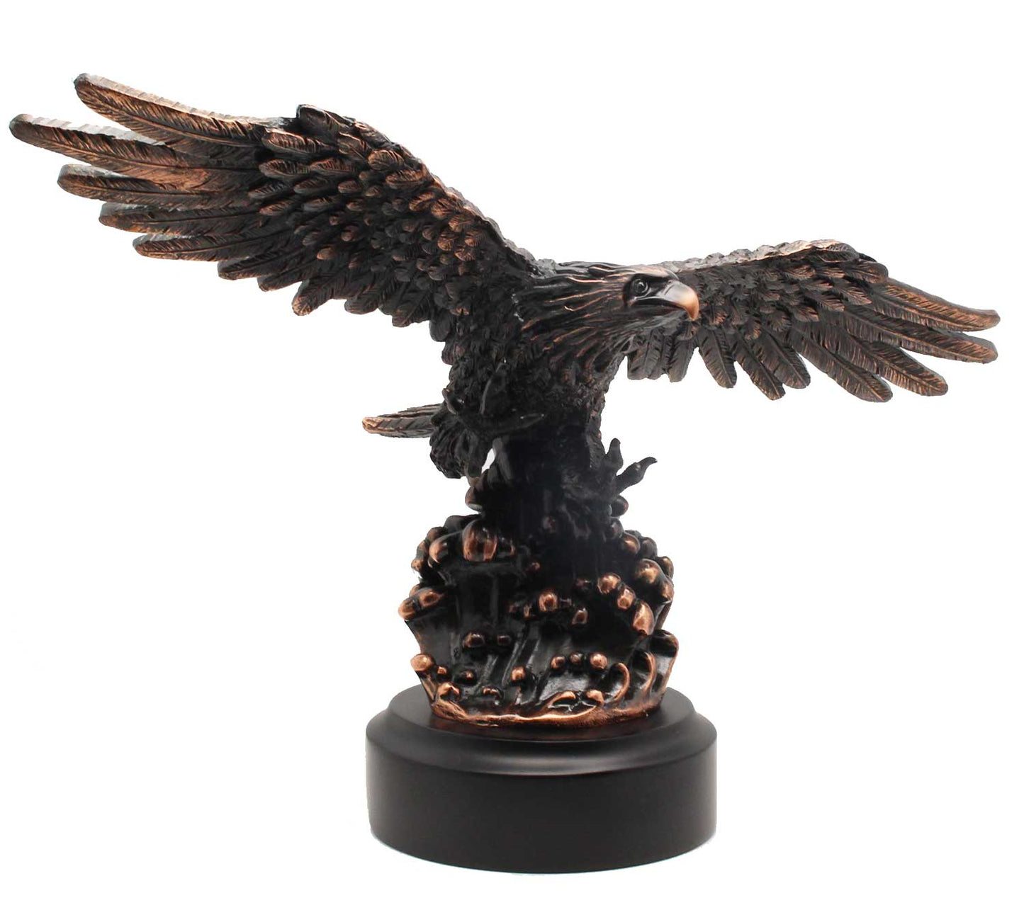 13" Bronze Eagle Sculpture