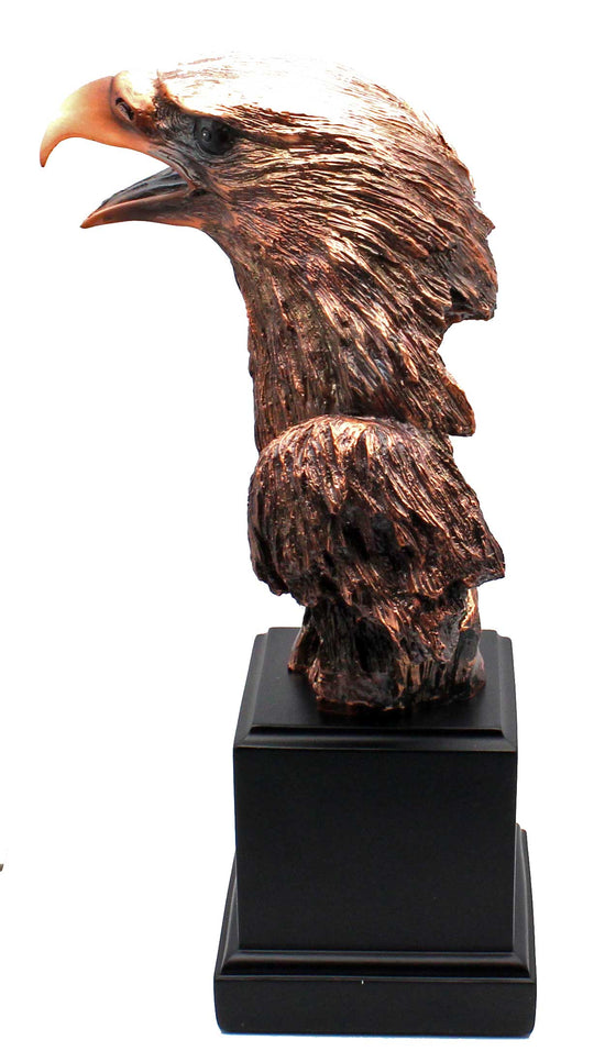 12" Eagle Bust Statue