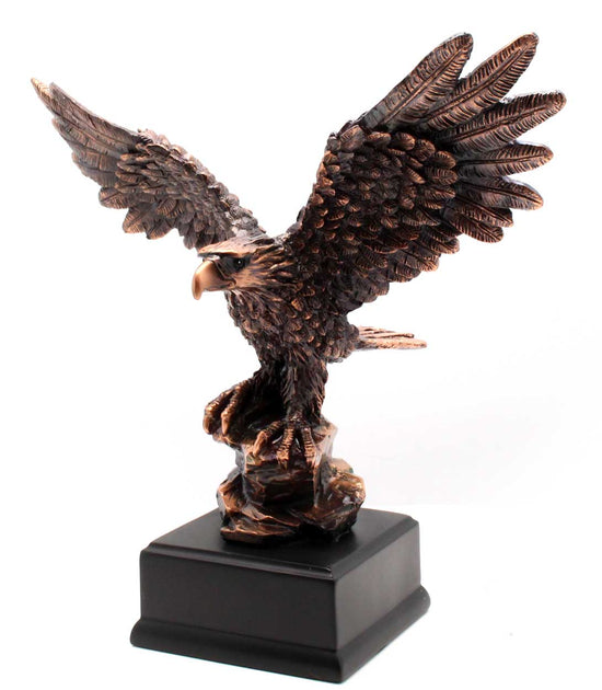 7" Bronze Eagle Statue