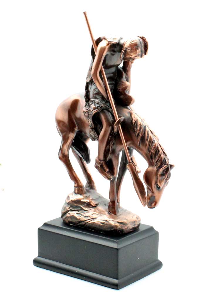 6" End of Trail Statue
