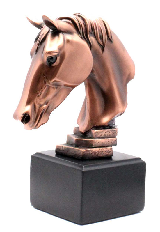 8" Bronze Horse Head or Bust Statue