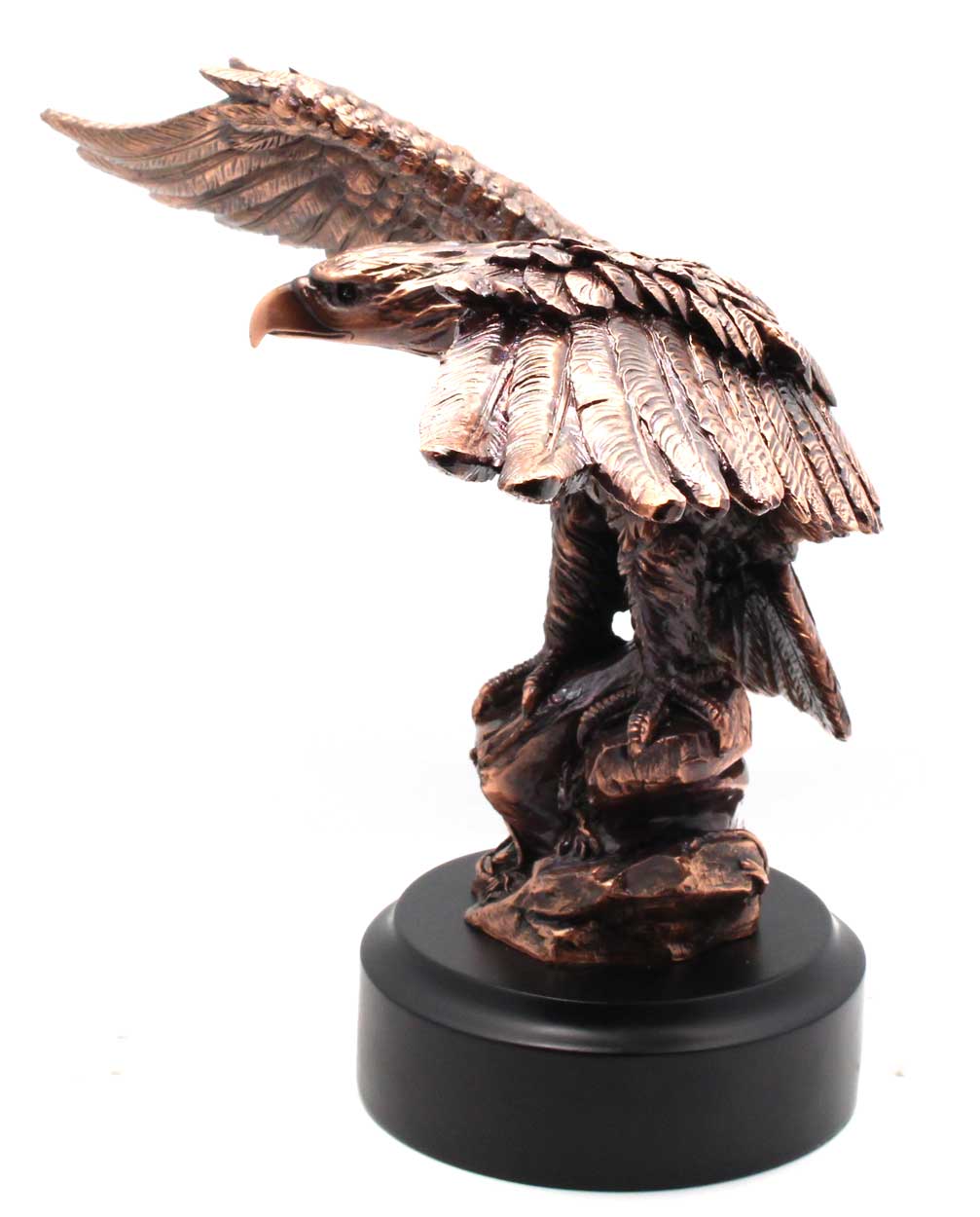 12" Bronze Eagle Sculpture