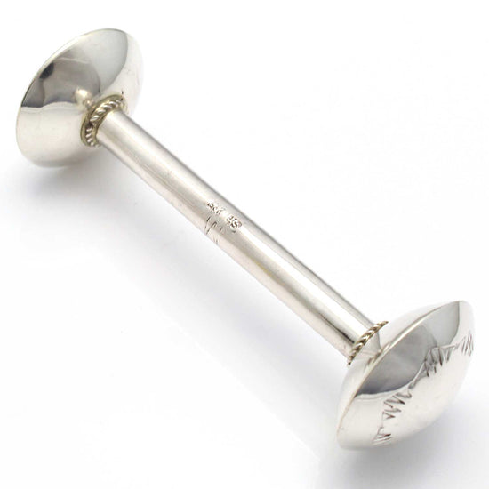 Navajo Sterling Silver Baby Rattle