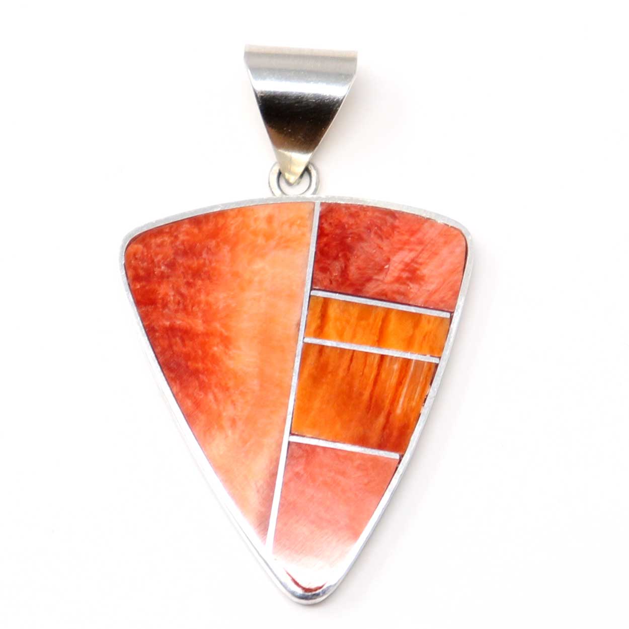Spiney Oyster Inlay Pendant by Smith