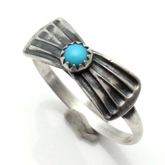 Turquoise Concho Ring - Size 7