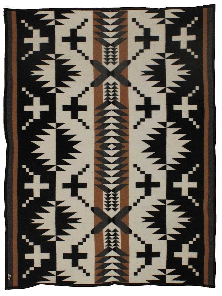 Pendleton Spider Rock Wool Washcloth, Black