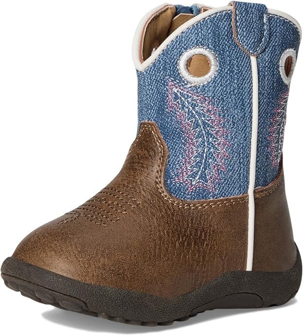 Roper Cowbabies Willow Brown Infant Boots