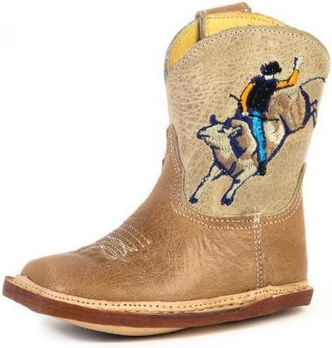 Roper Infants Boys Brown Vamp, 8 Seconds Cowbabies Boots