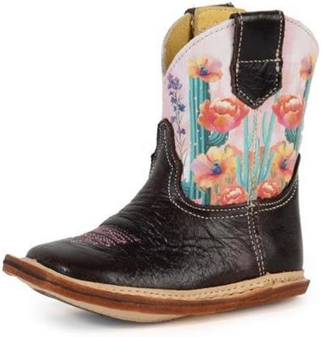 Roper Baby-Girls Cowbabies Cactus Flower Infant Boots