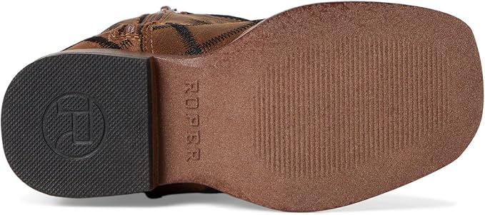Roper Bird Blocks Tan Toddlers Boots