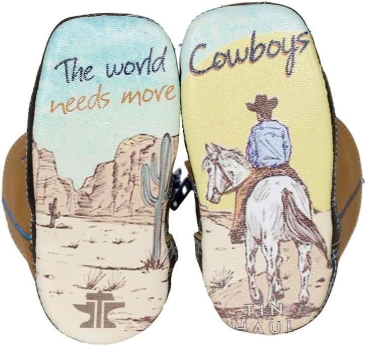 Tin Haul Footwear Infant American Mini Cowboy Boots