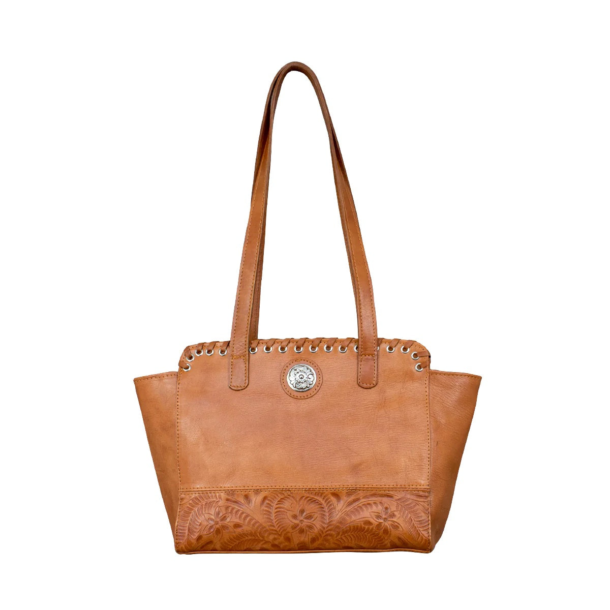 Harvest Moon Collection Zip Top Tote With Secret Compartment