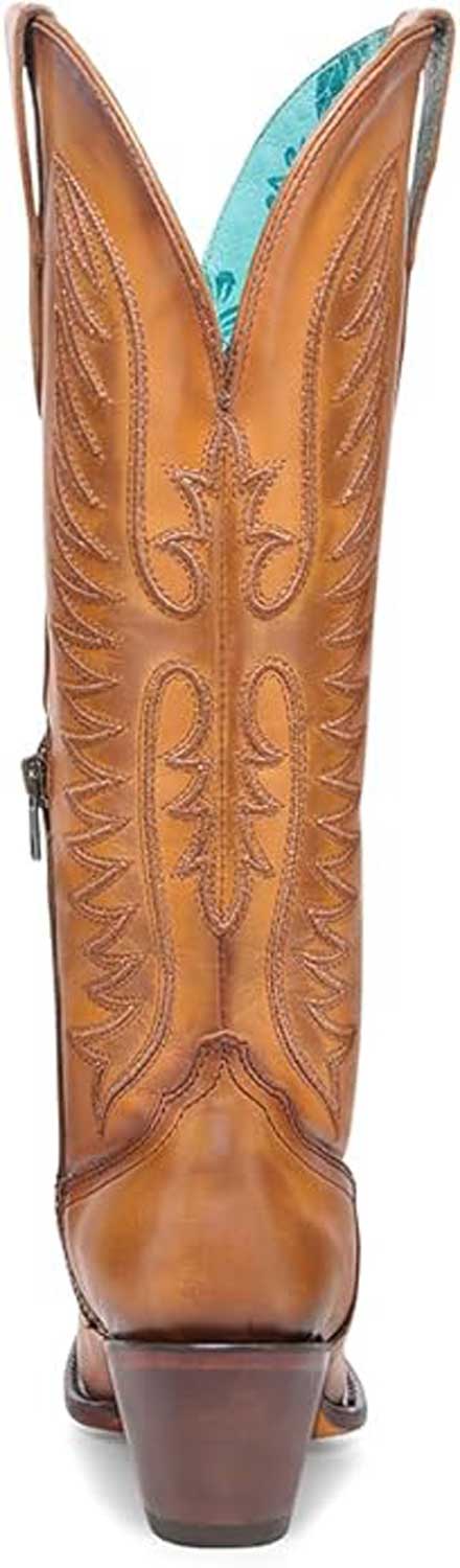 Corral Boots - Ladies Brown Embroidery J Toe Cowboy Boot