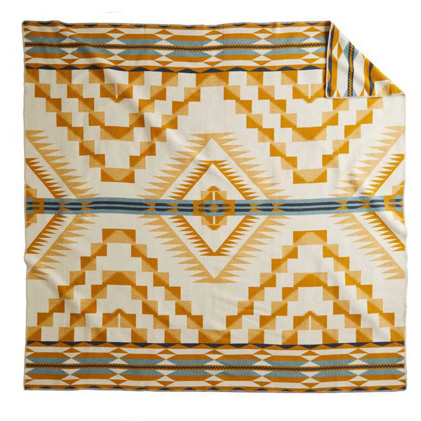 Pendleton Abiquiu Sky Queen Blanket Napped