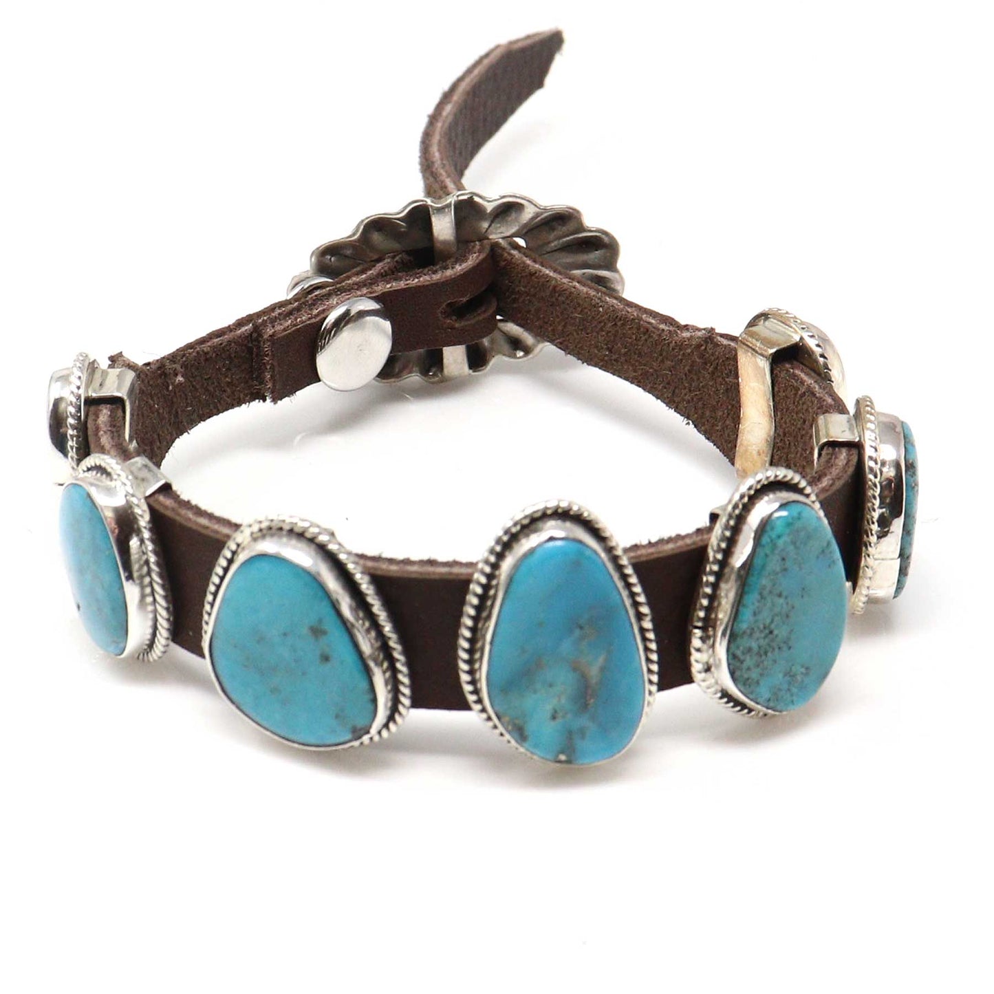 Dan Morgan Turquoise Concho Bracelet