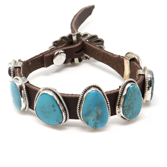 Dan Morgan Turquoise Concho Bracelet
