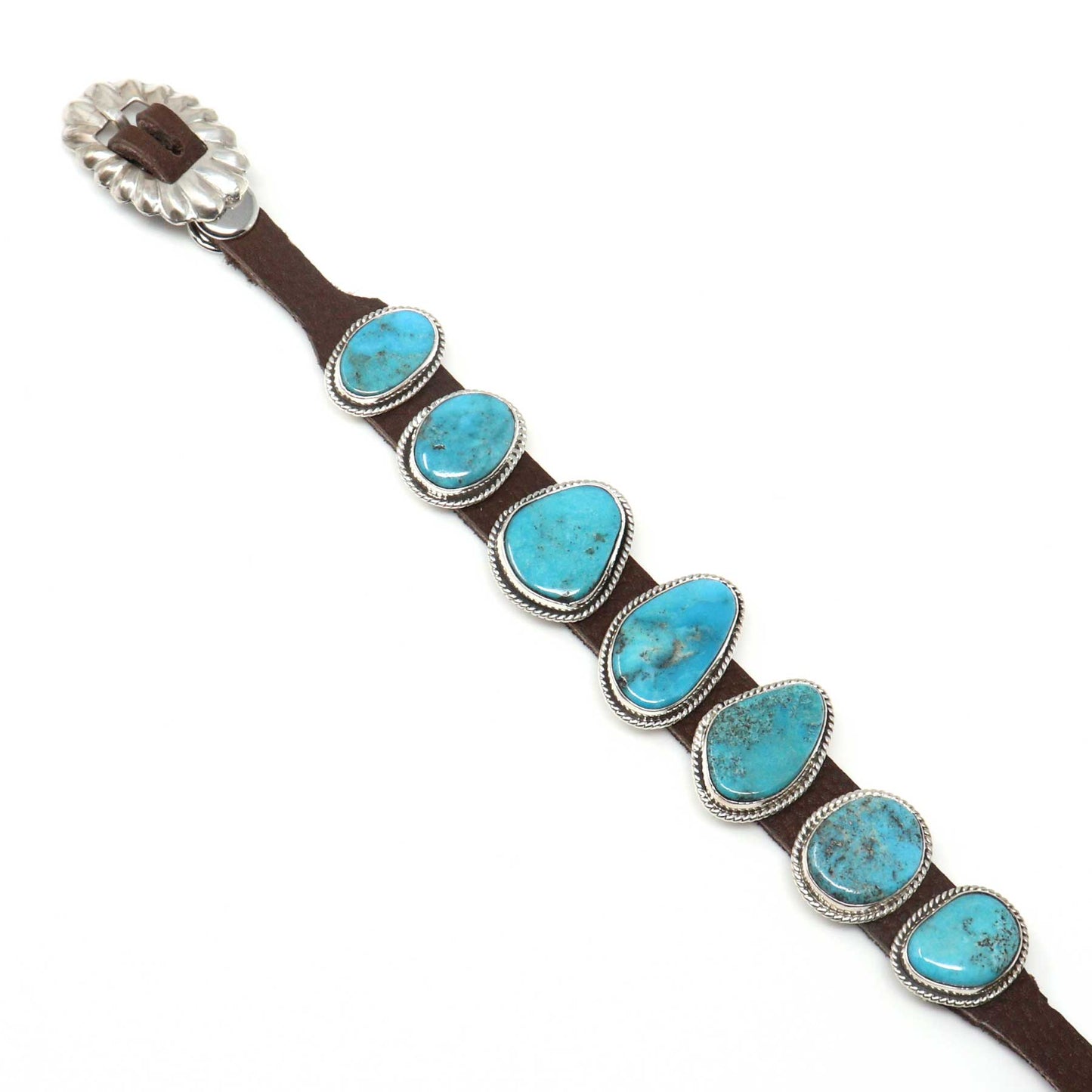 Dan Morgan Turquoise Concho Bracelet