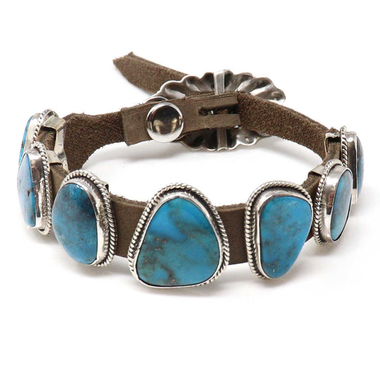 Dan Morgan Turquoise Concho Bracelet