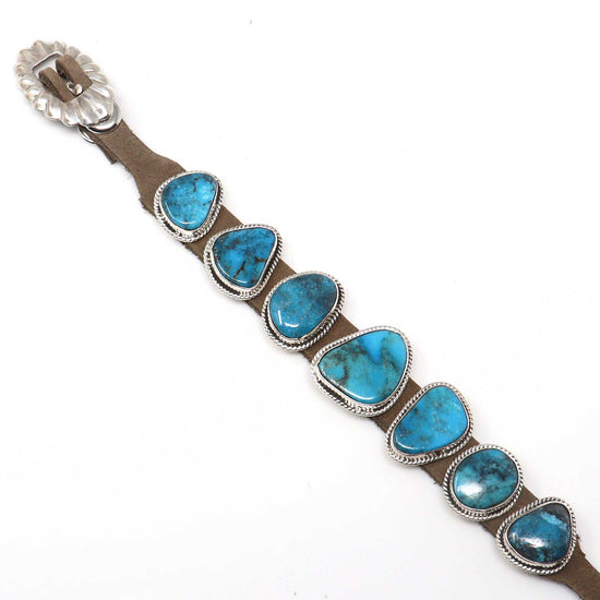 Dan Morgan Turquoise Concho Bracelet