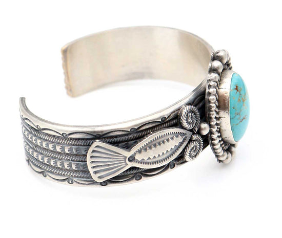 Load image into Gallery viewer, Kingman Turquoise Bracelet by Micheal Calladito
