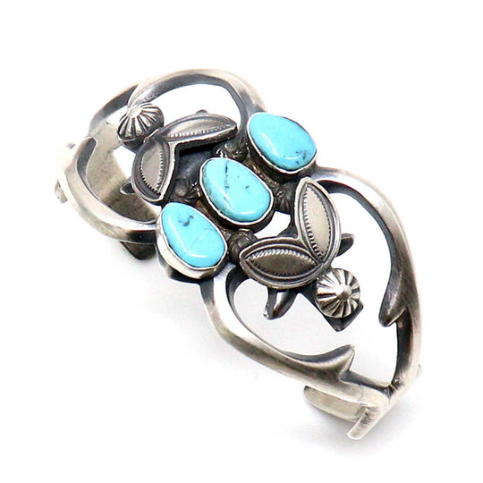 Cast Sterling Silver Bracelet by Henry Morgan