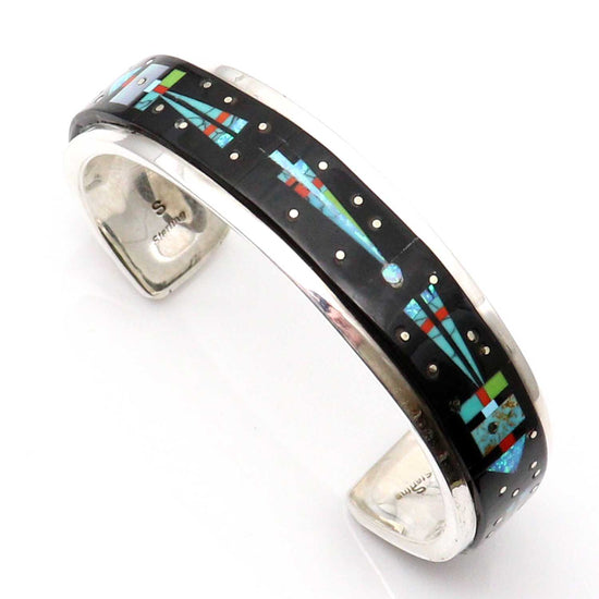 Night Sky Micro Inlay Bracelet by Gilbert Smith