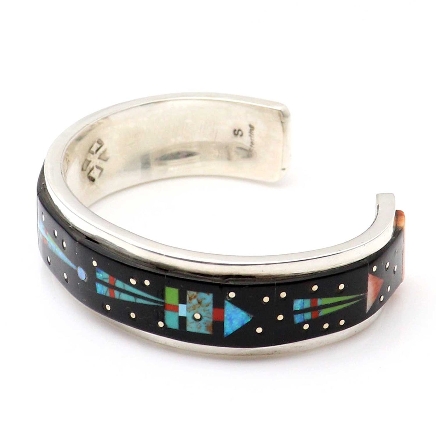 Night Sky Micro Inlay Bracelet by Gilbert Smith