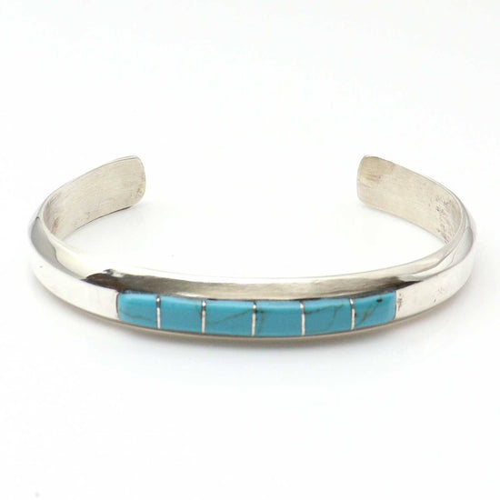 Turquoise Inlay Cuff by Martha Francis