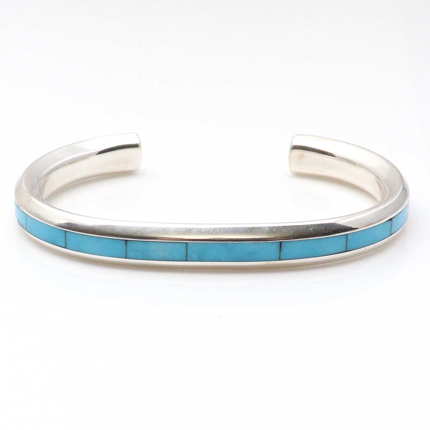 Turquoise Inlay Bracelet by Johnathon Natachu