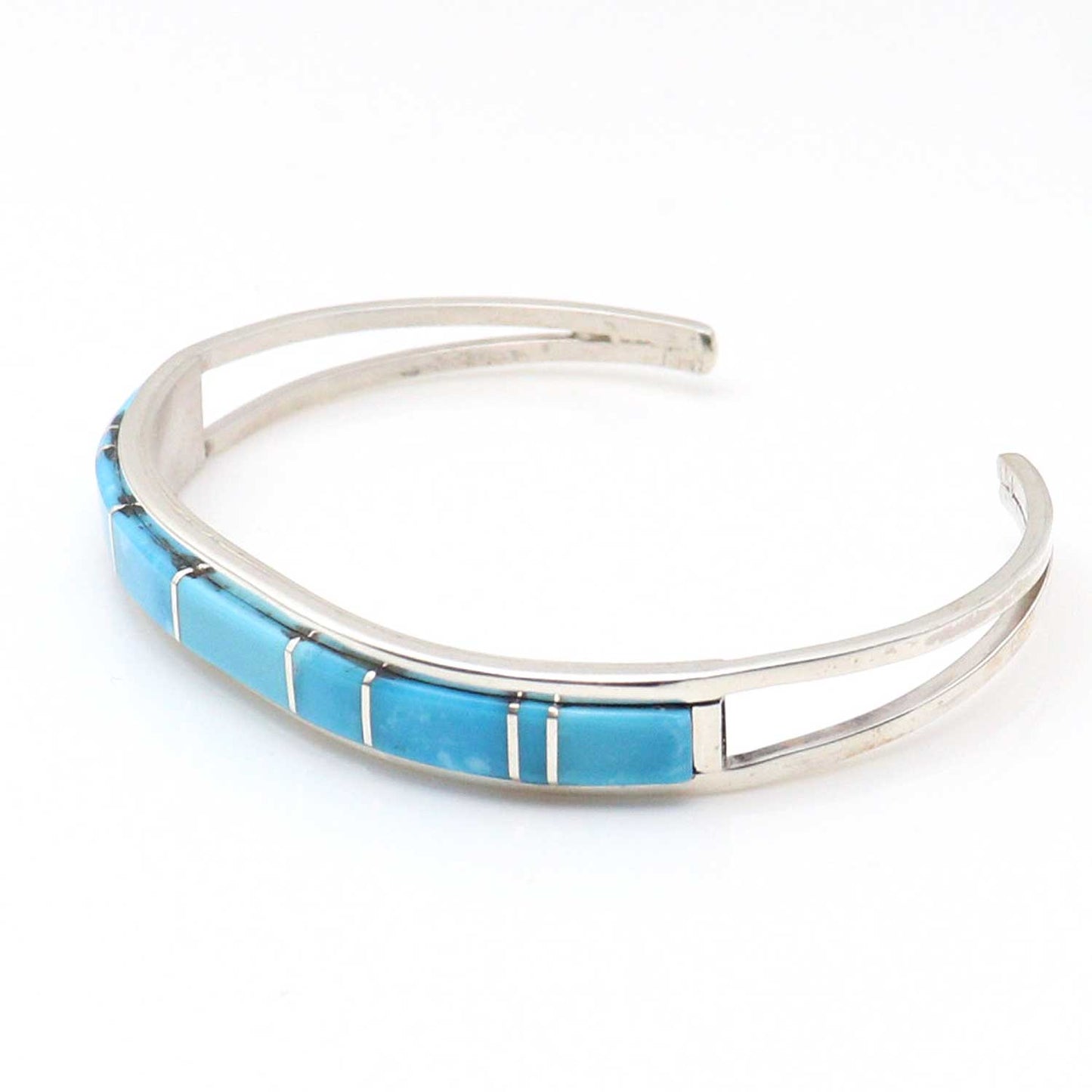 Turquoise Inlay Bracelet by Sam Arviso