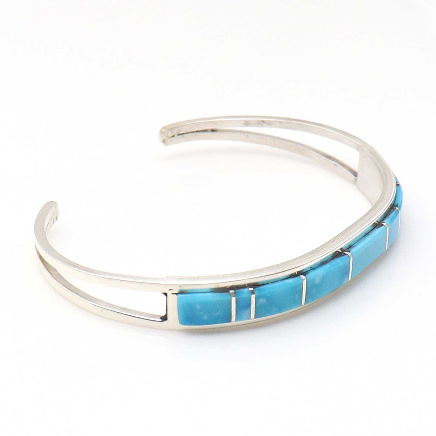 Turquoise Inlay Bracelet by Sam Arviso