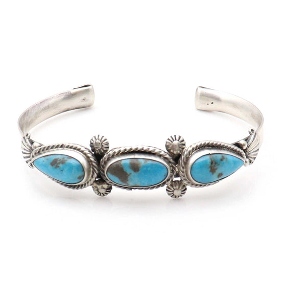 Three Stone Bracelet by Bobby Platero