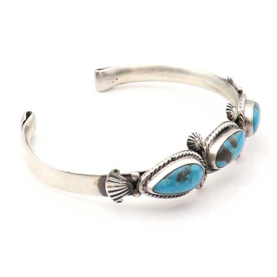 Three Stone Bracelet by Bobby Platero