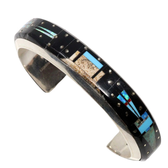 Night Sky Micro Inlay Bracelet by Gilbert Smith