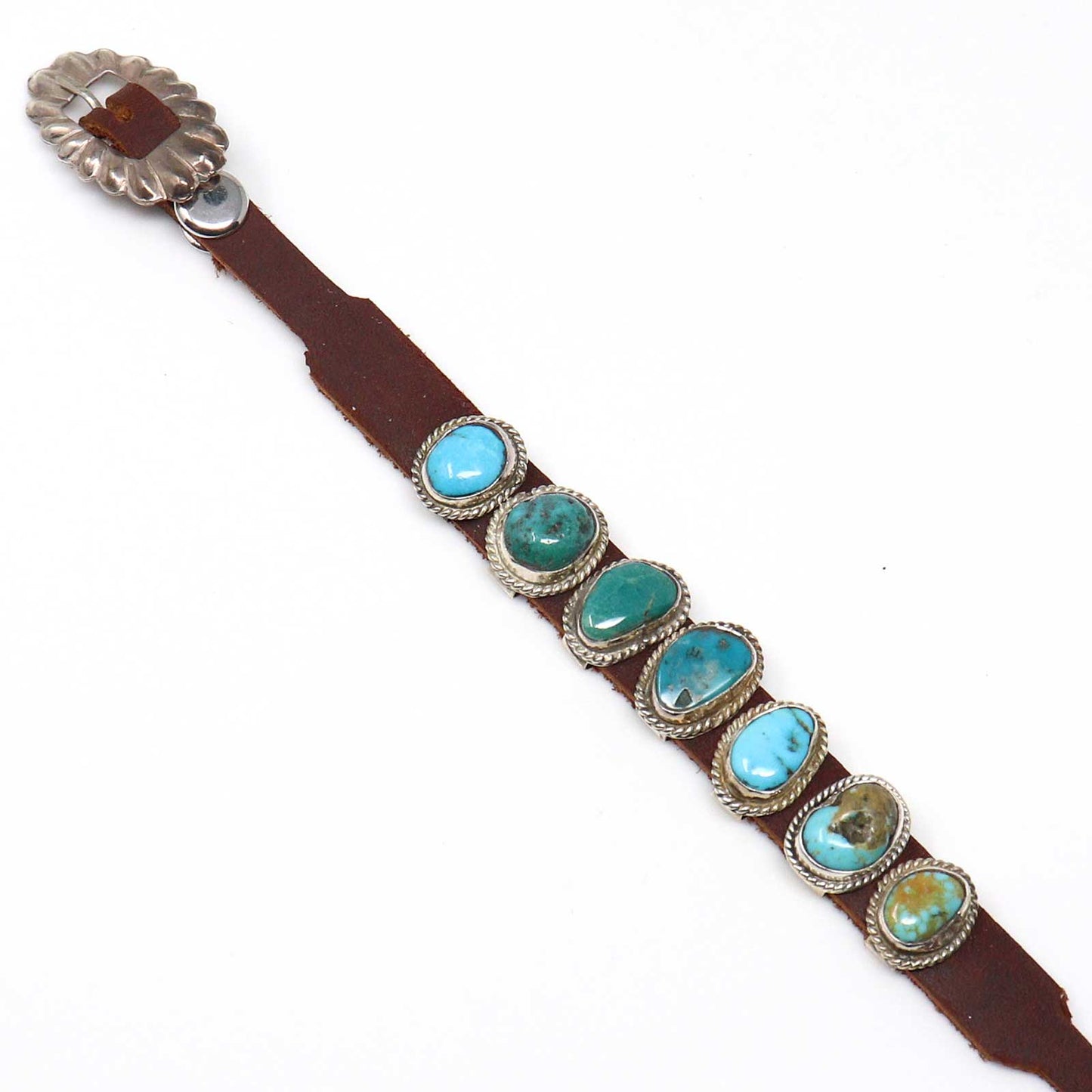 Dan Morgan Turquoise Concho Bracelet