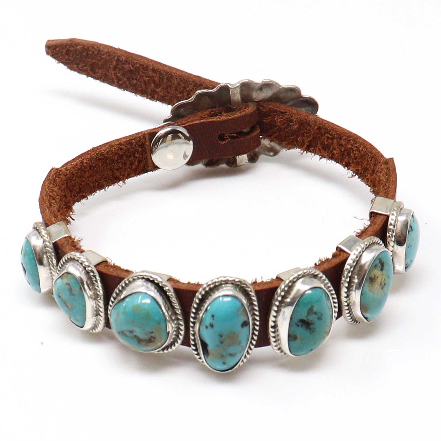 Dan Morgan Turquoise Concho Bracelet
