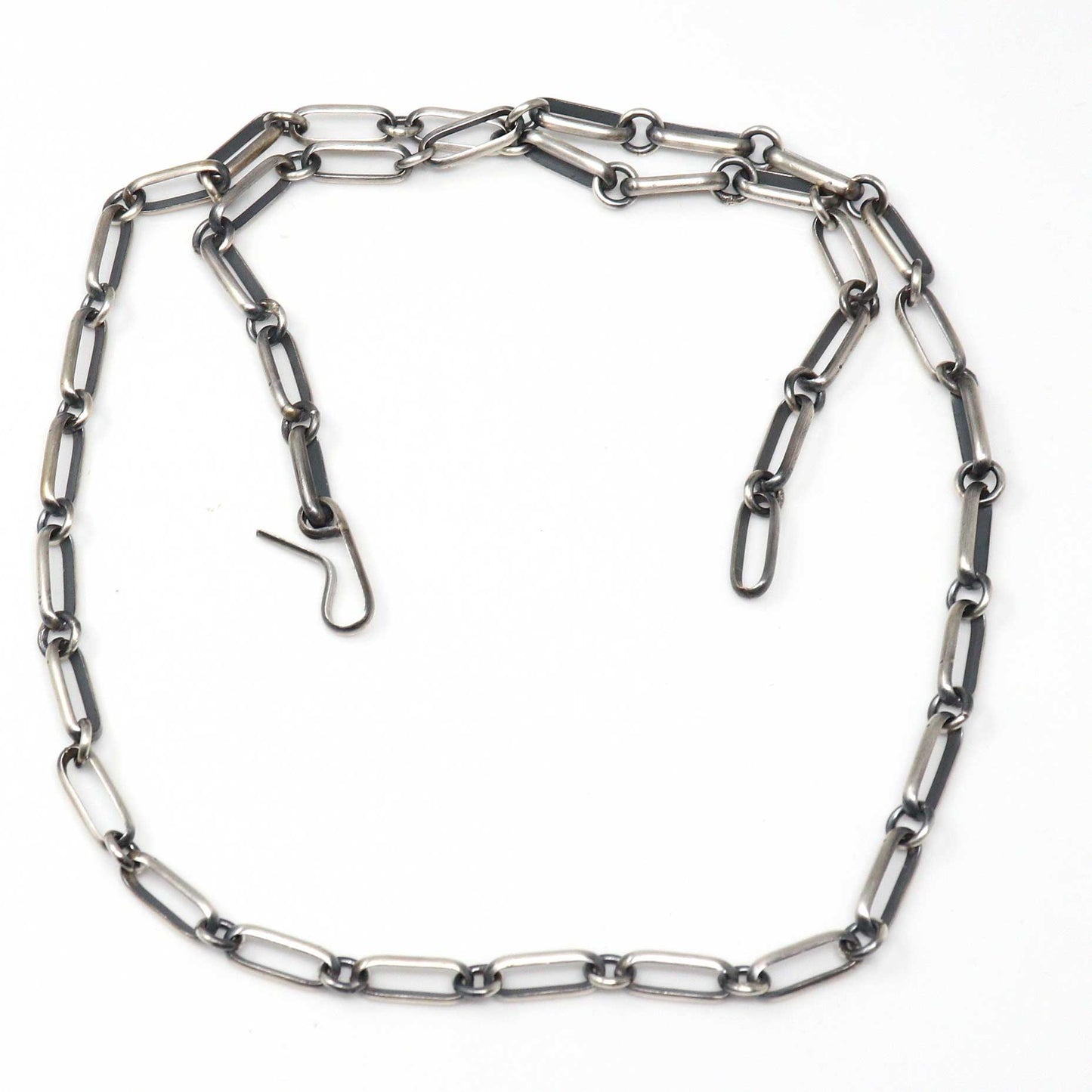 24" Sterling Silver Link Chain By Larry Yazzie