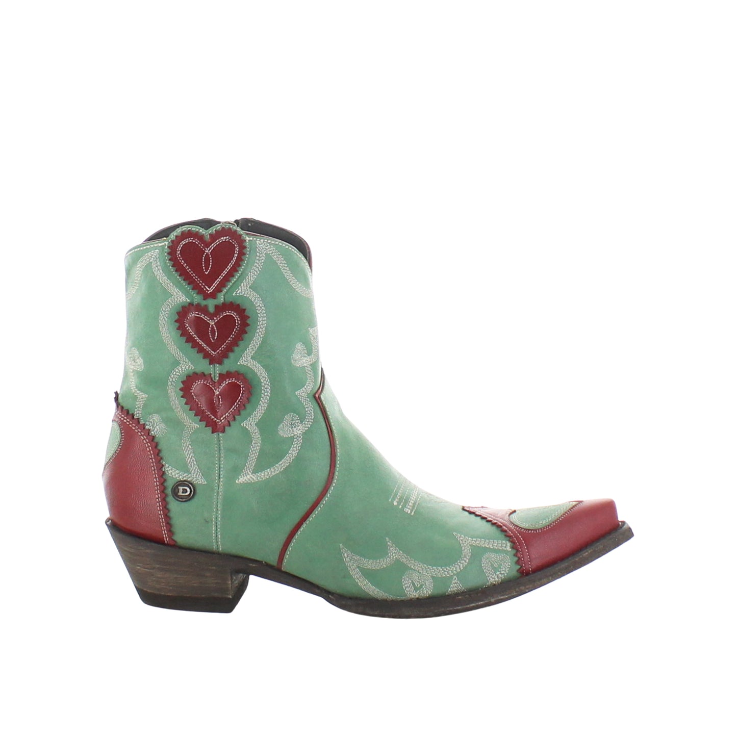 Old Gringo Double D Rodeo Sweetheart Boots Emerald/Red