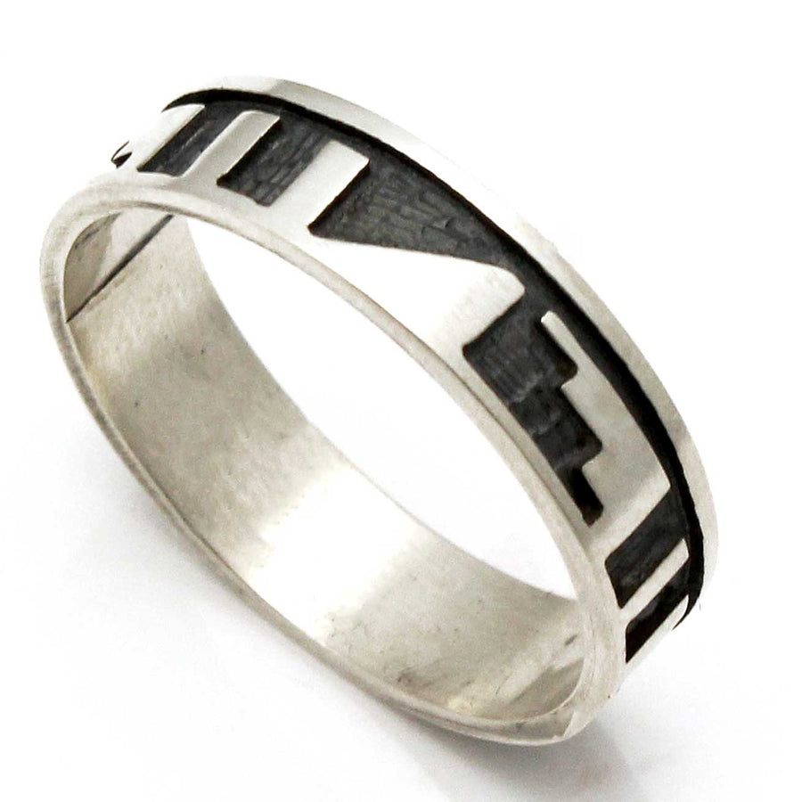 Hopi Inlay Rings Hopi Rings – Indian Traders (L7 Enterprises)