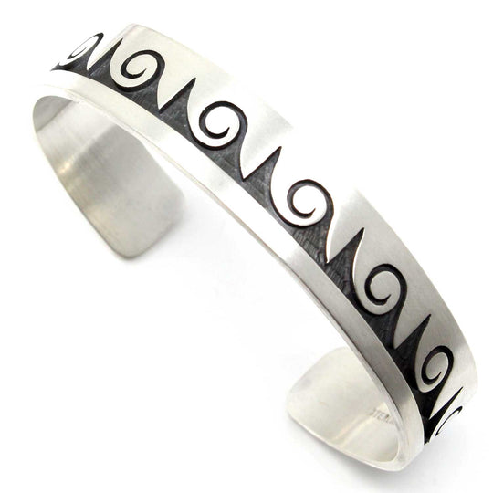 Hopi Clouds, Waves & Rain Bracelet by Seweyestewa - Multiple Sizes