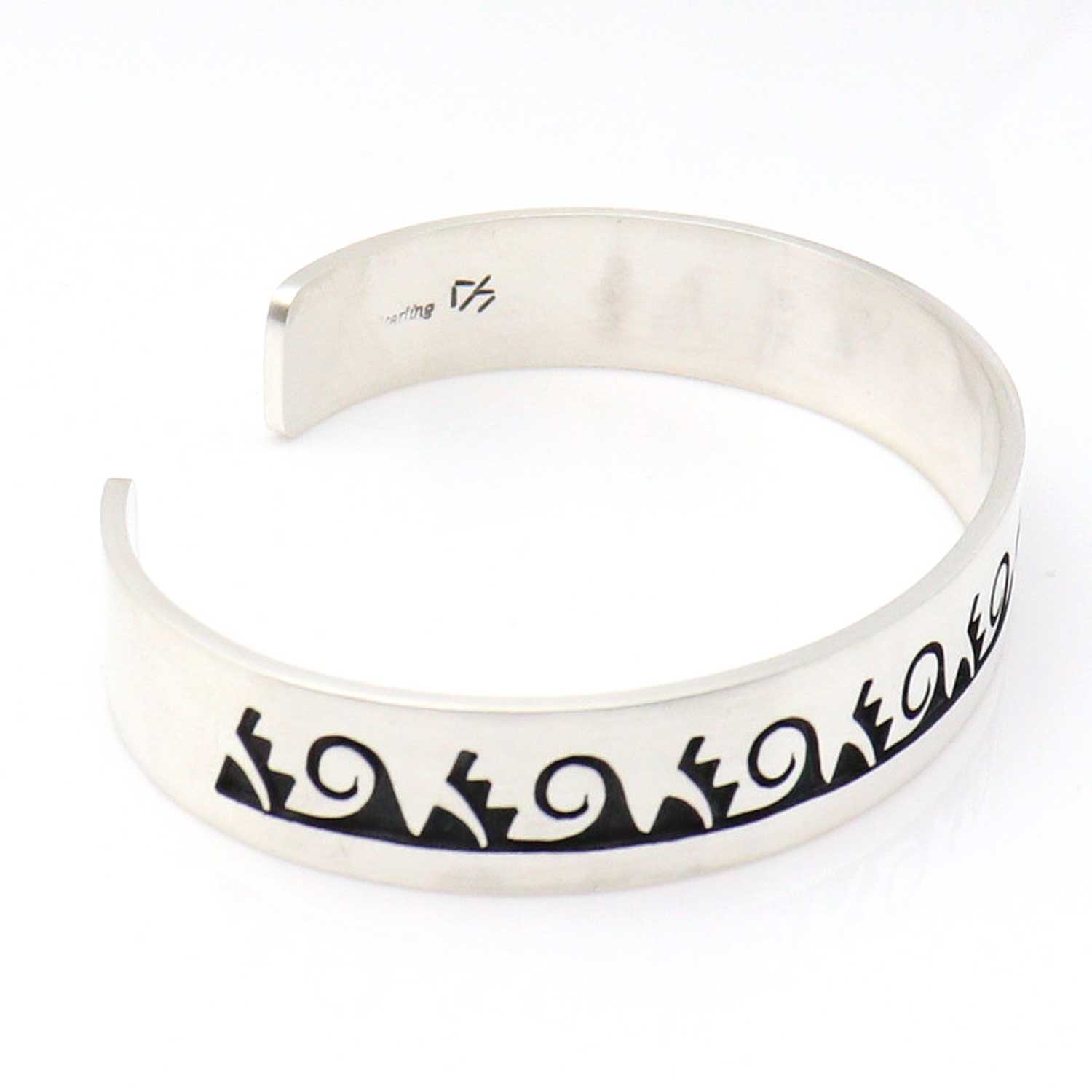 Hopi Clouds And Waves Bracelet Multiple Sizes Indian Traders L7 